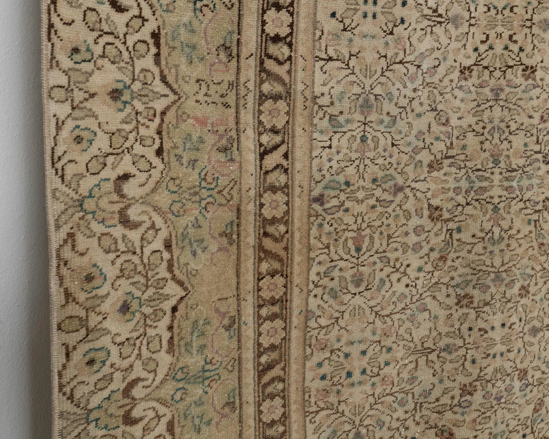 Multicolor Turkish Oushak Rug 8'11" x 12'4" Hand-Knotted | No. VR97582