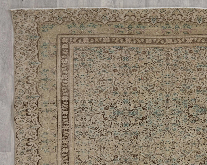 Multicolor Turkish Oushak Rug 8'11" x 12'4" Hand-Knotted | No. VR97582