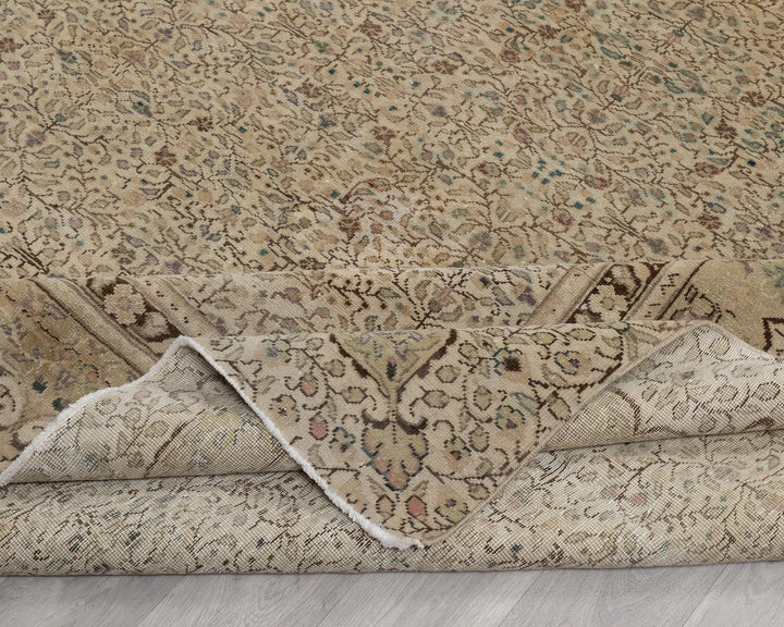 Multicolor Turkish Oushak Rug 8'11" x 12'4" Hand-Knotted | No. VR97582