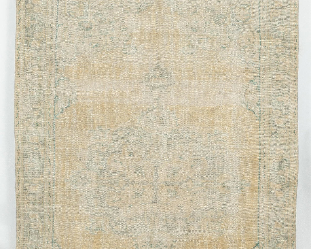 Multicolor Turkish Oushak Rug 5' 8" x 8' 7" Hand-Knotted | No. VR97604