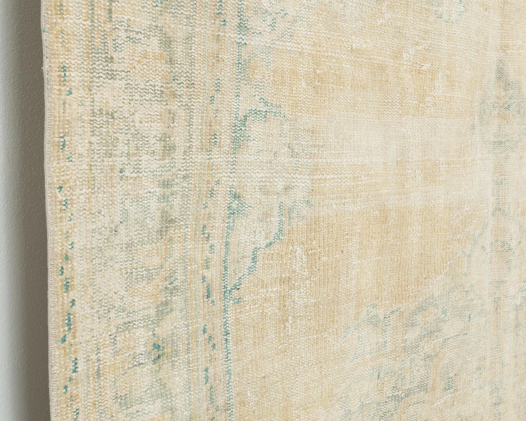 Multicolor Turkish Oushak Rug 5' 8" x 8' 7" Hand-Knotted | No. VR97604