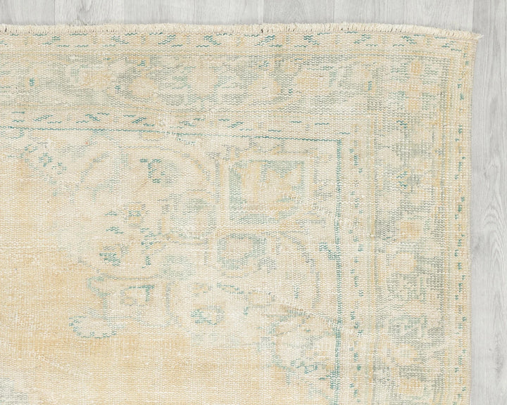 Multicolor Turkish Oushak Rug 5' 8" x 8' 7" Hand-Knotted | No. VR97604