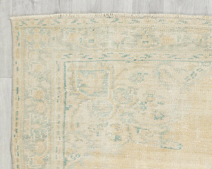 Multicolor Turkish Oushak Rug 5' 8" x 8' 7" Hand-Knotted | No. VR97604