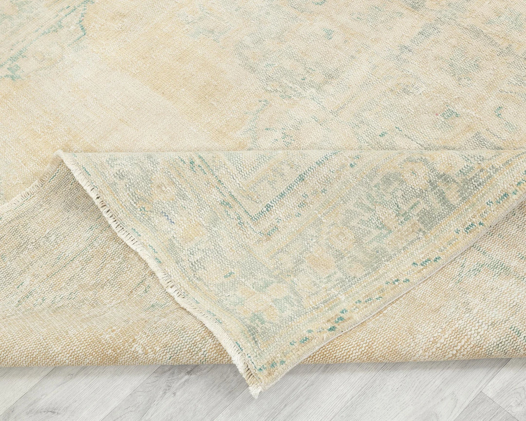 Multicolor Turkish Oushak Rug 5' 8" x 8' 7" Hand-Knotted | No. VR97604