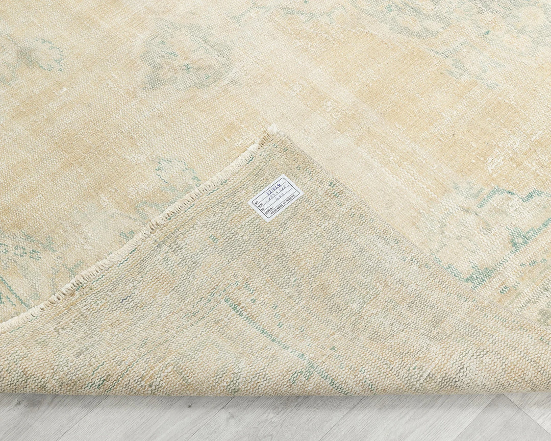 Multicolor Turkish Oushak Rug 5' 8" x 8' 7" Hand-Knotted | No. VR97604