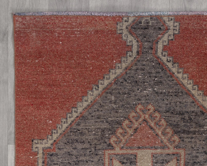 Multicolor Turkish Oushak Rug 2'9" x 11'6" Hand-Knotted | No. VR97700