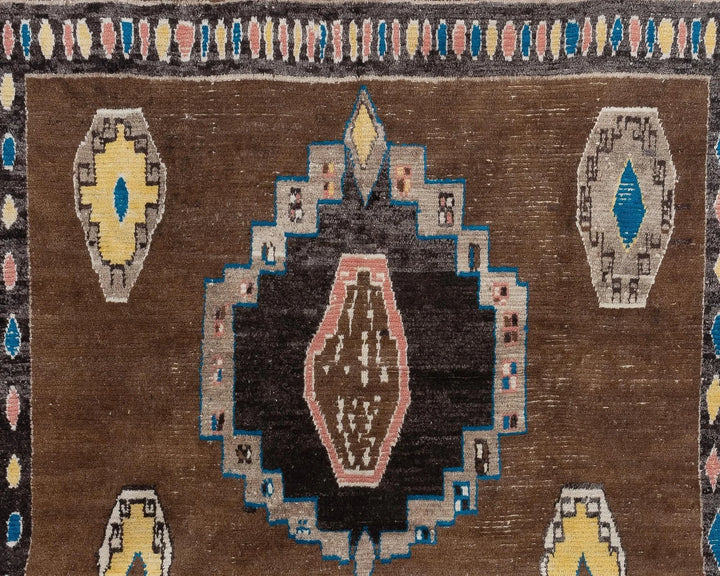 Multicolor Turkish Oushak Rug 9'2" x 12'4" Hand-Knotted | No. VR97714