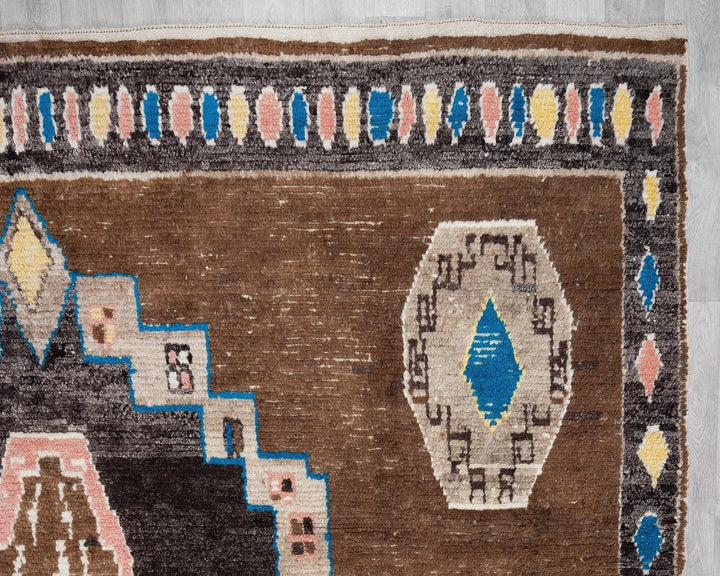 Multicolor Turkish Oushak Rug 9'2" x 12'4" Hand-Knotted | No. VR97714