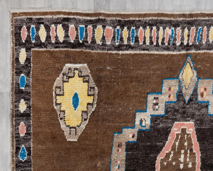 Multicolor Turkish Oushak Rug 9'2" x 12'4" Hand-Knotted | No. VR97714