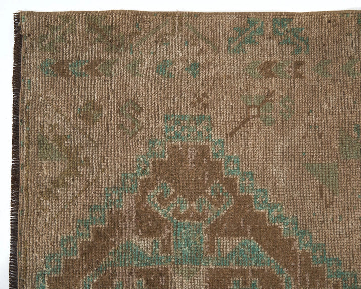 Multicolor Turkish Oushak Rug 4' 2" x 9' 8" Hand-Knotted | No. VR97914