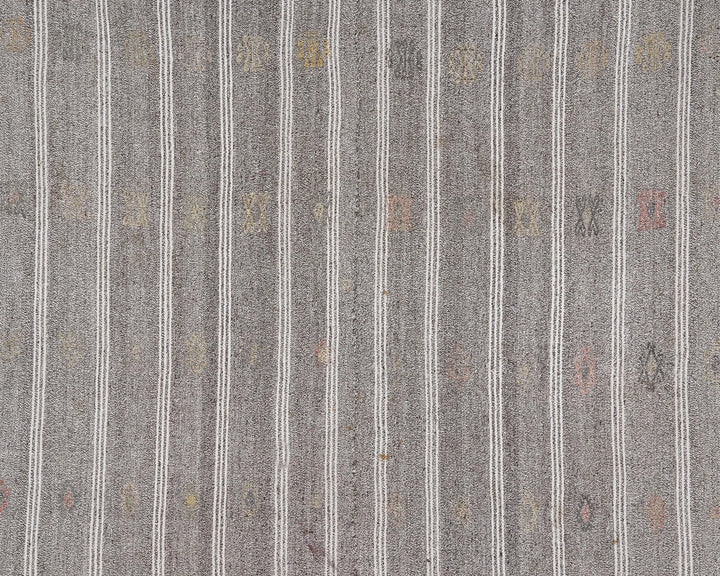 Gray Kilim Rug 6' x 7' 6" | No. VR98079