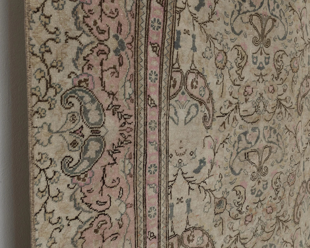 Multicolor Turkish Oushak Rug 8'10" x 12'4" Hand-Knotted | No. VR98142