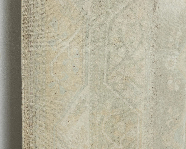 Beige Turkish Oushak Rug 5'5" x 9'6" Hand-Knotted | No. VR98399