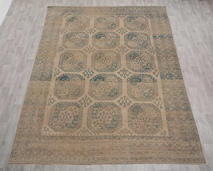 Multicolor Turkish Oushak Rug 8' 5" x 10' 7" Hand-Knotted | No. VR98701
