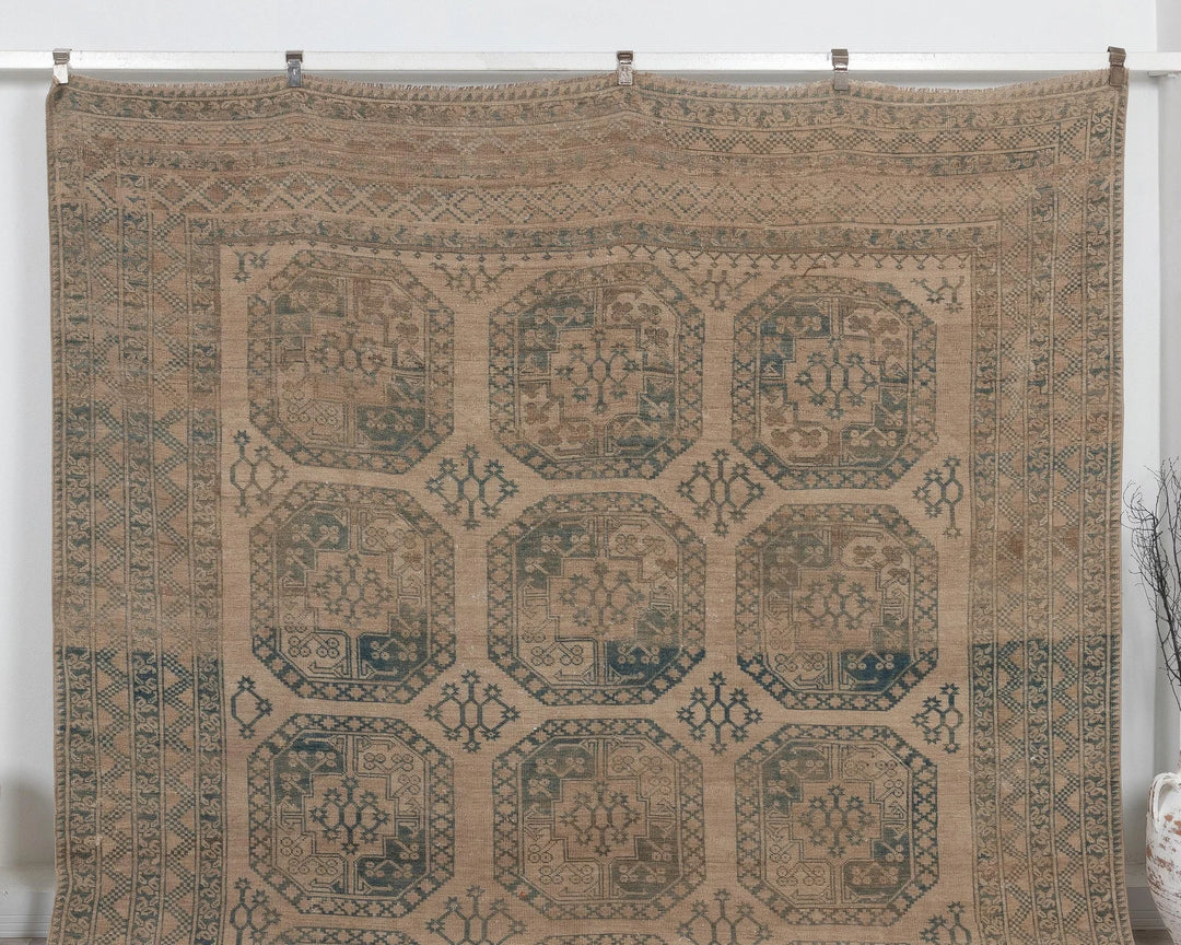 Multicolor Turkish Oushak Rug 8' 5" x 10' 7" Hand-Knotted | No. VR98701