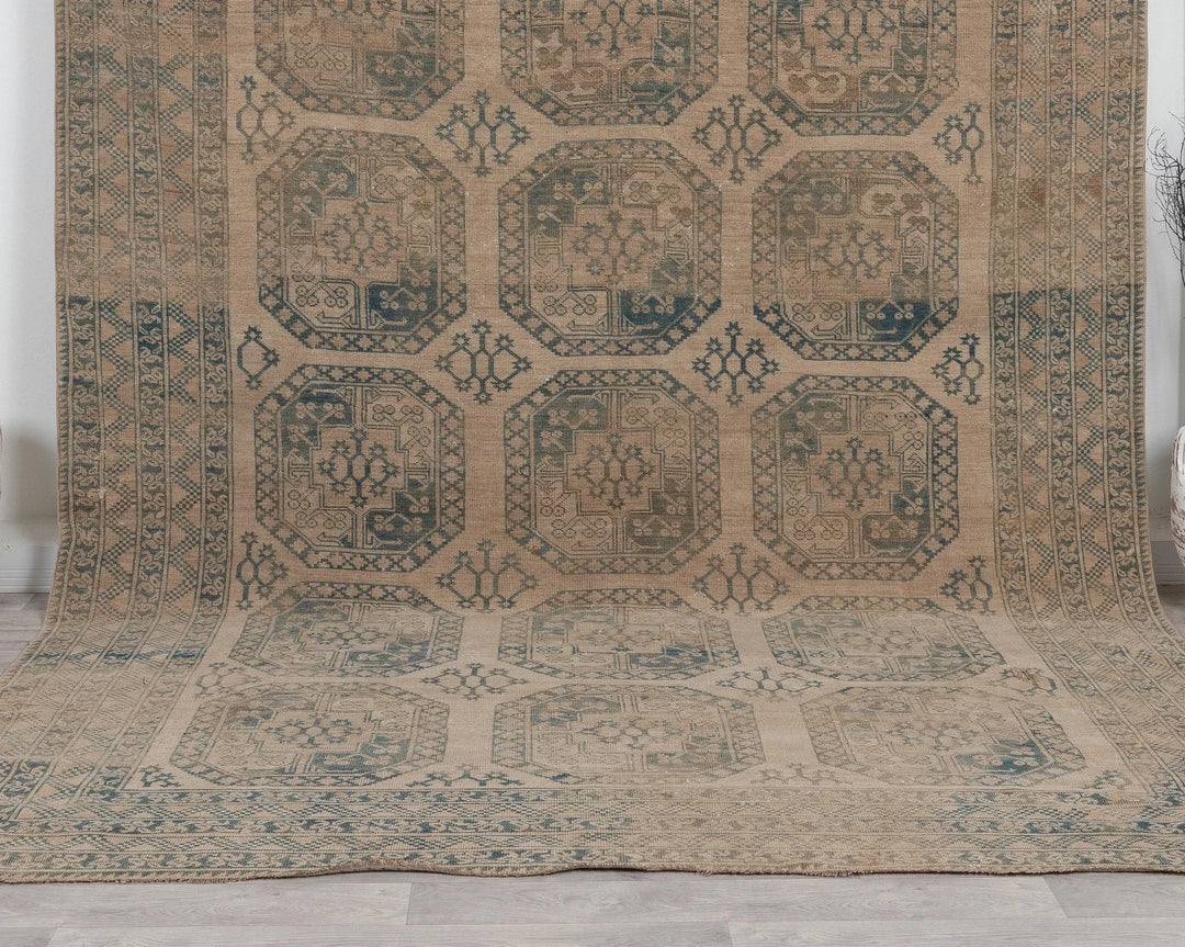 Multicolor Turkish Oushak Rug 8' 5" x 10' 7" Hand-Knotted | No. VR98701