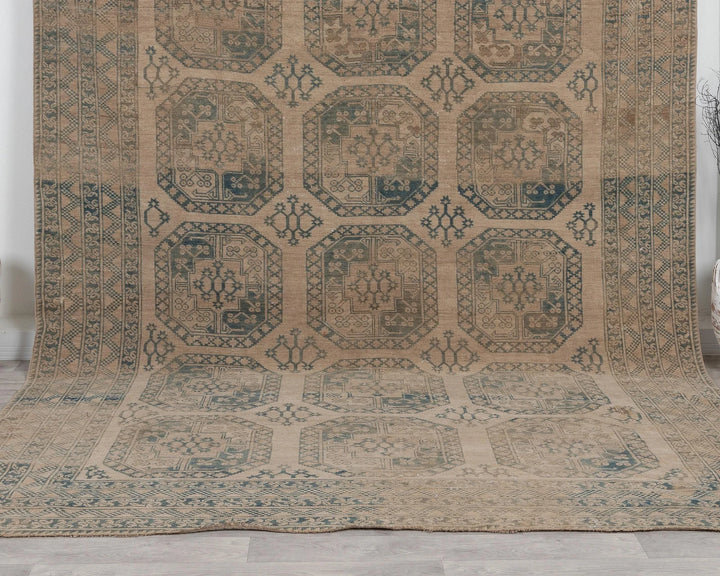Multicolor Turkish Oushak Rug 8' 5" x 10' 7" Hand-Knotted | No. VR98701