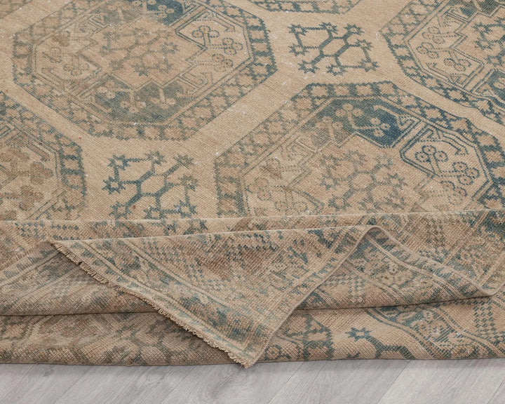 Multicolor Turkish Oushak Rug 8' 5" x 10' 7" Hand-Knotted | No. VR98701