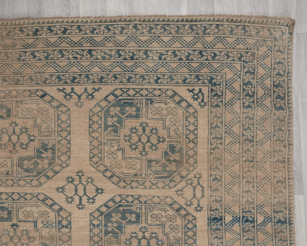 Multicolor Turkish Oushak Rug 8' 5" x 10' 7" Hand-Knotted | No. VR98701