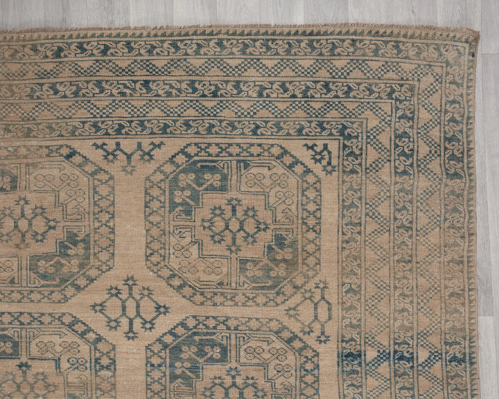 Multicolor Turkish Oushak Rug 8' 5" x 10' 7" Hand-Knotted | No. VR98701