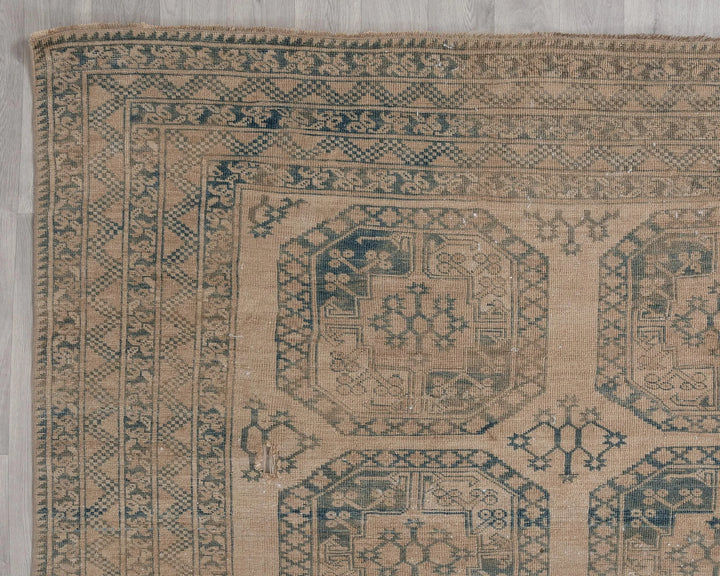 Multicolor Turkish Oushak Rug 8' 5" x 10' 7" Hand-Knotted | No. VR98701