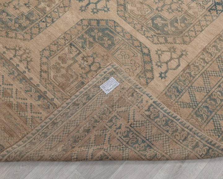 Multicolor Turkish Oushak Rug 8' 5" x 10' 7" Hand-Knotted | No. VR98701