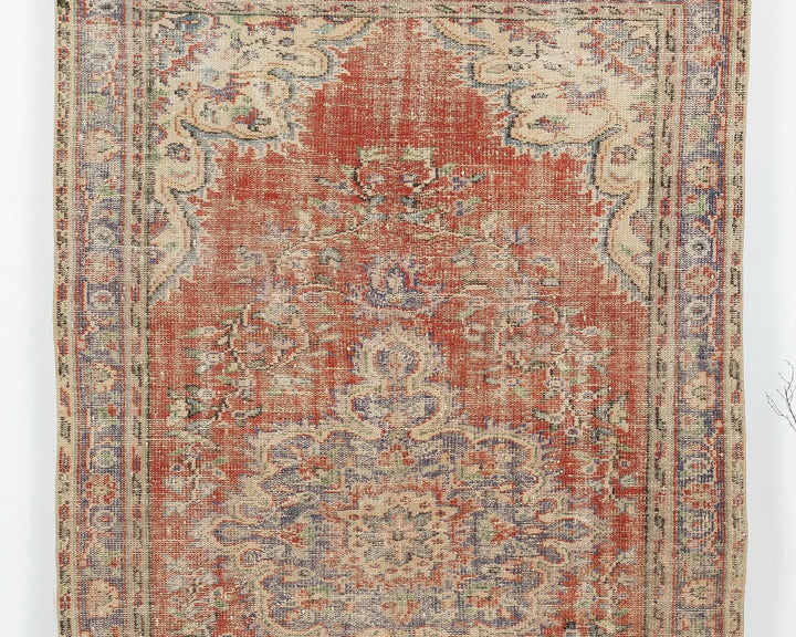 Multicolor Turkish Oushak Rug 5' 2" x 9' Hand-Knotted | No. VR98706