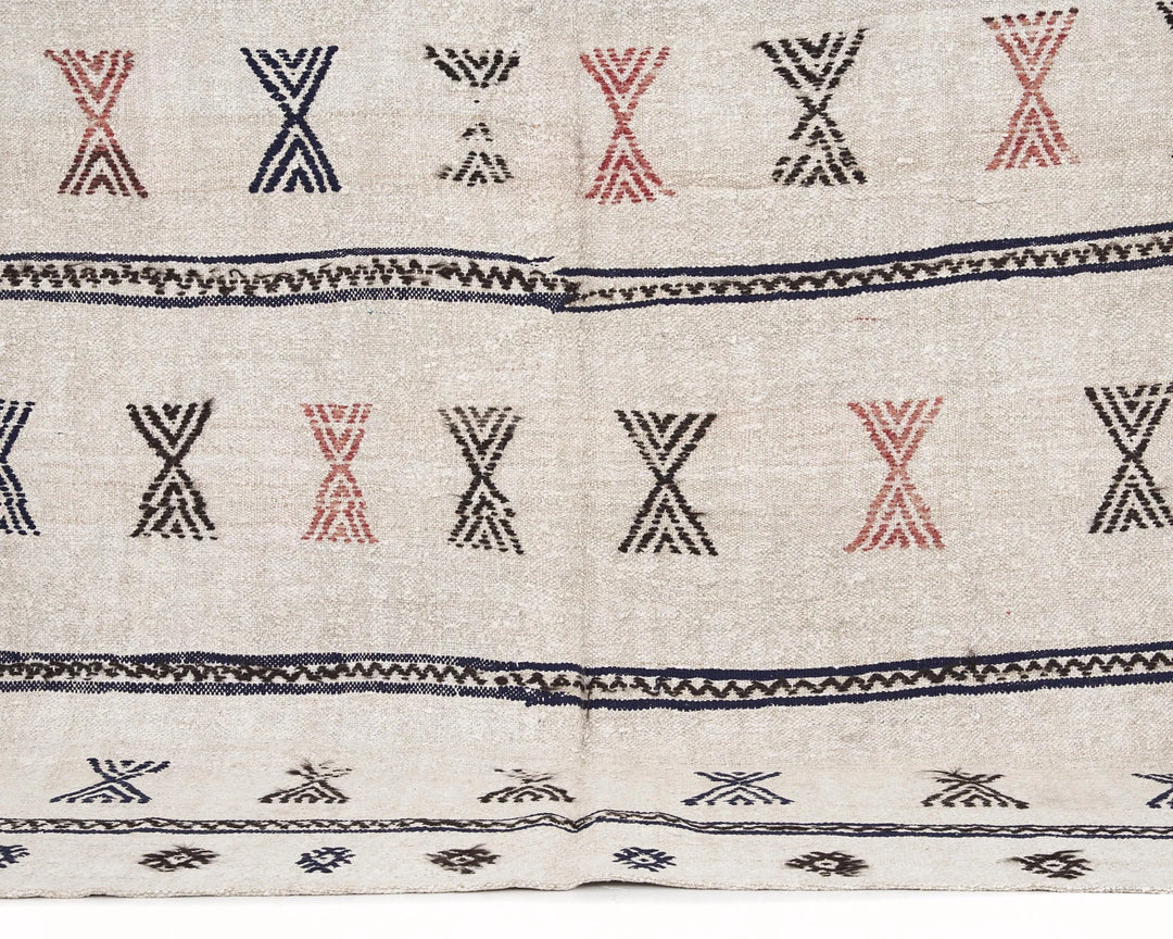 Multicolor Turkish Kilim Rug 6' x 9' Flat-Weave | No. VR98803