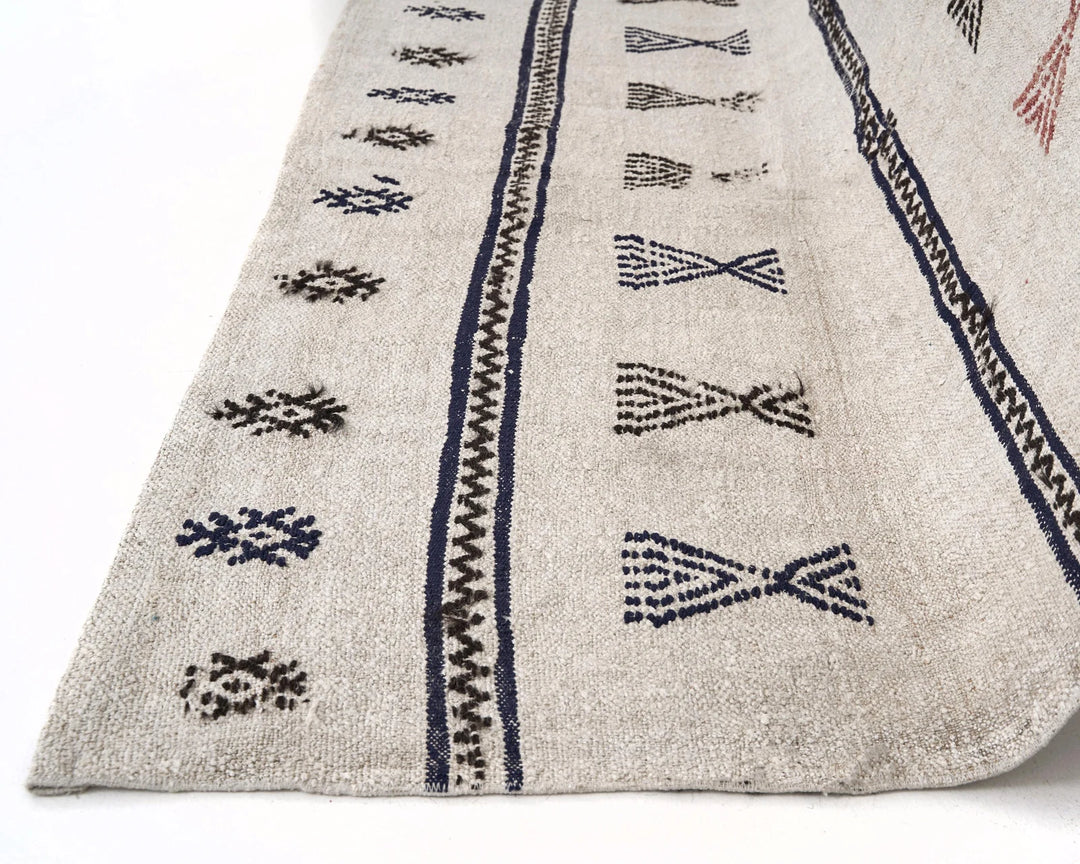 Multicolor Turkish Kilim Rug 6' x 9' Flat-Weave | No. VR98803