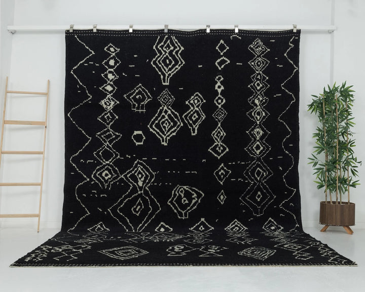 Ivory Turkish Oushak Rug 8' x 11' Hand-Knotted | No. VR98856