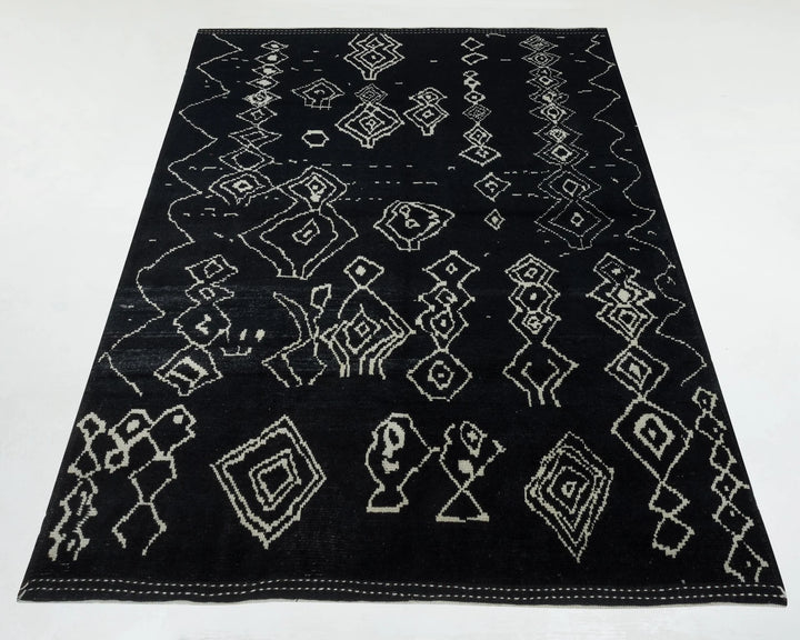 Ivory Turkish Oushak Rug 8' x 11' Hand-Knotted | No. VR98856