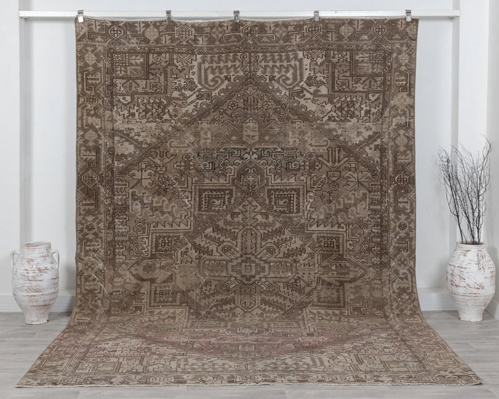 Multicolor Turkish Oushak Rug 8' x 11' Hand-Knotted | No. VR98975