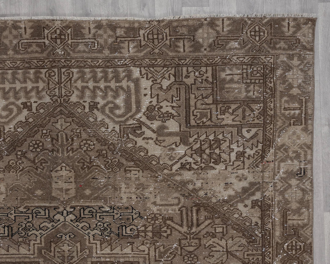Multicolor Turkish Oushak Rug 8' x 11' Hand-Knotted | No. VR98975