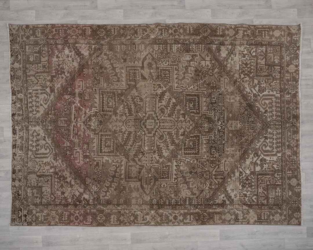 Multicolor Turkish Oushak Rug 8' x 11' Hand-Knotted | No. VR98975
