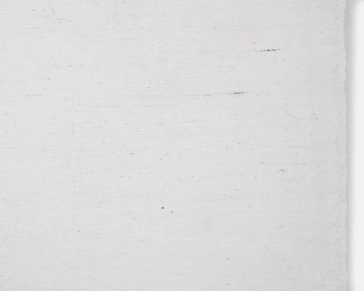 White Turkish Kilim Rug 5' 7" x 7' Flat-Weave | No. VR99033