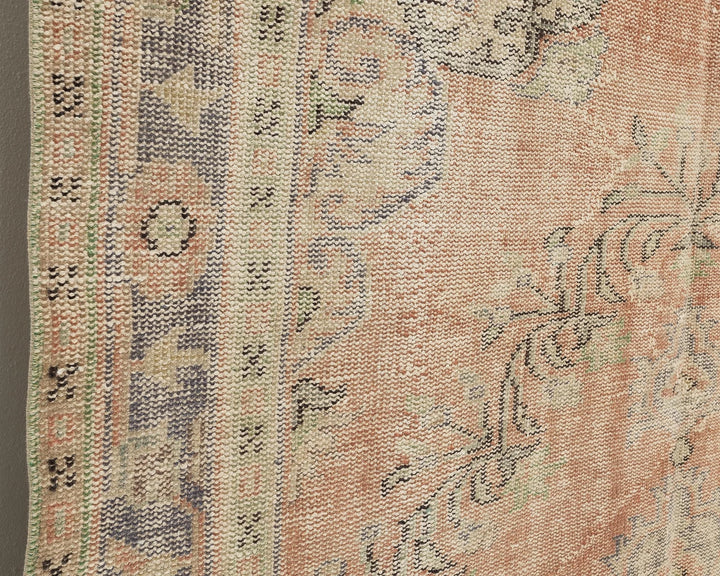 Multicolor Turkish Oushak Rug 6' x 9' 11" Hand-Knotted | No. VR99107