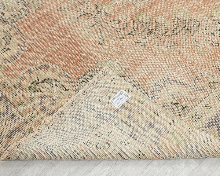 Multicolor Turkish Oushak Rug 6' x 9' 11" Hand-Knotted | No. VR99107