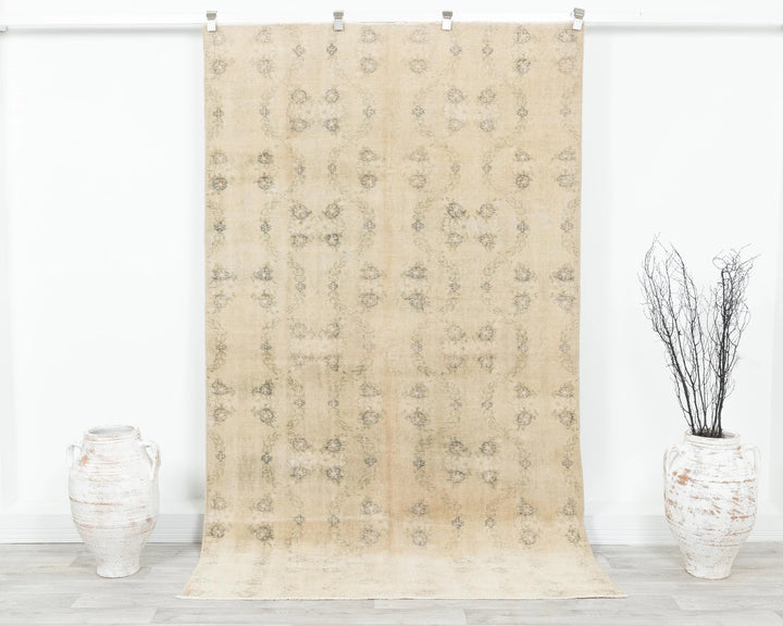 Multicolor Turkish Vintage Rug 8' x 4' 9" Hand-Knotted | No. VR99147