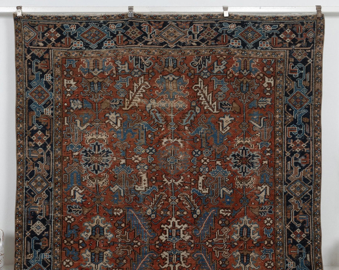 Multicolor Turkish Oushak Rug 7' 10" x 10' 8" Hand-Knotted | No. VR99177