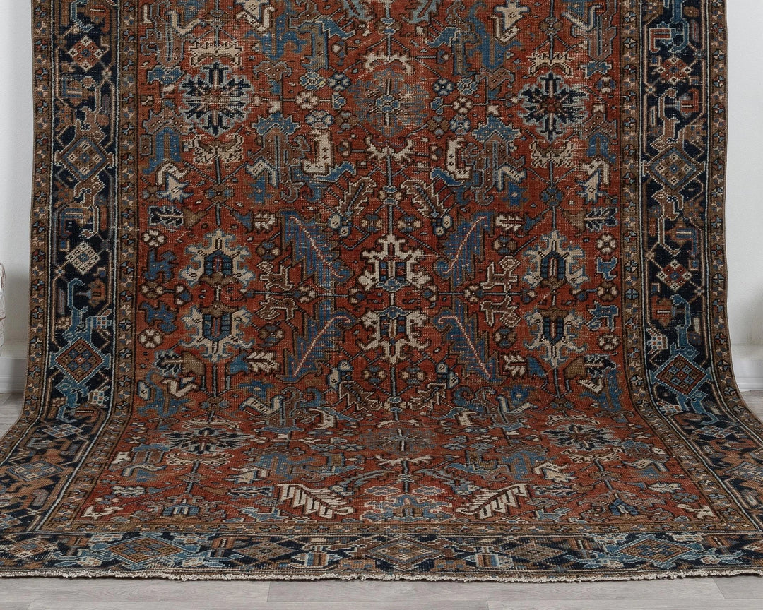 Multicolor Turkish Oushak Rug 7' 10" x 10' 8" Hand-Knotted | No. VR99177