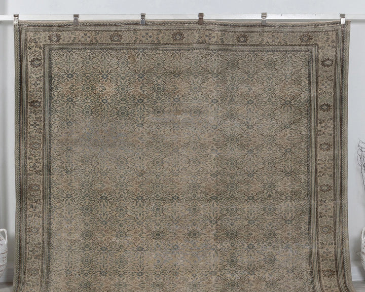 Multicolor Turkish Oushak Rug 8' 5" x 12' 8" Hand-Knotted | No. VR99186