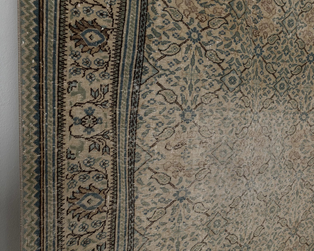 Multicolor Turkish Oushak Rug 8' 5" x 12' 8" Hand-Knotted | No. VR99186