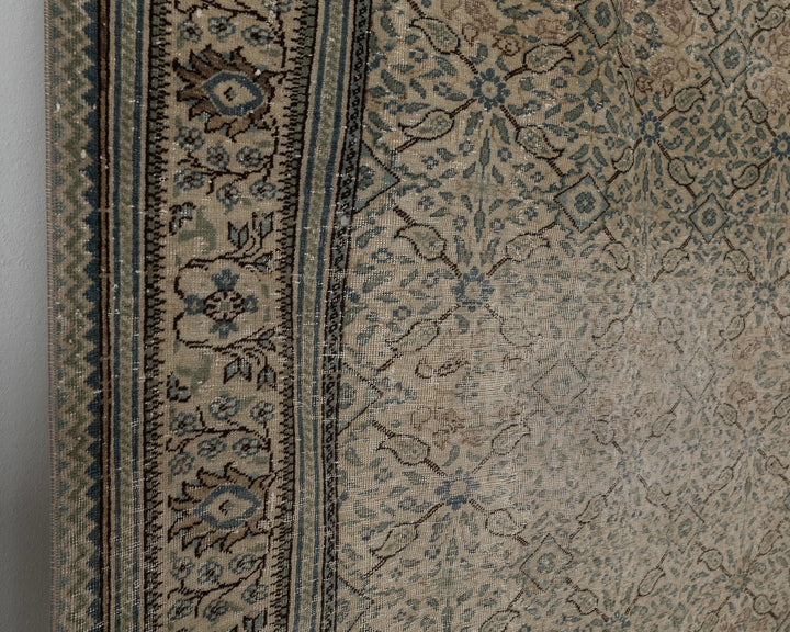 Multicolor Turkish Oushak Rug 8' 5" x 12' 8" Hand-Knotted | No. VR99186