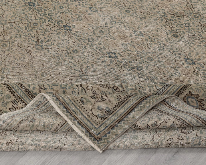 Multicolor Turkish Oushak Rug 8' 5" x 12' 8" Hand-Knotted | No. VR99186