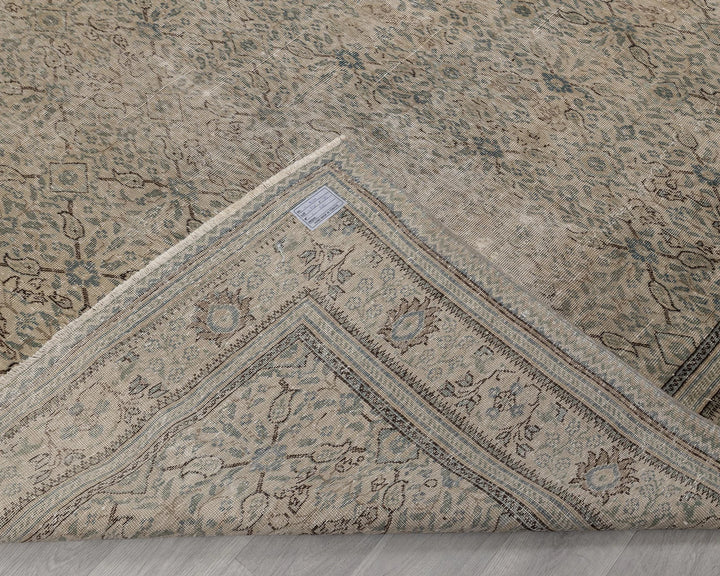 Multicolor Turkish Oushak Rug 8' 5" x 12' 8" Hand-Knotted | No. VR99186
