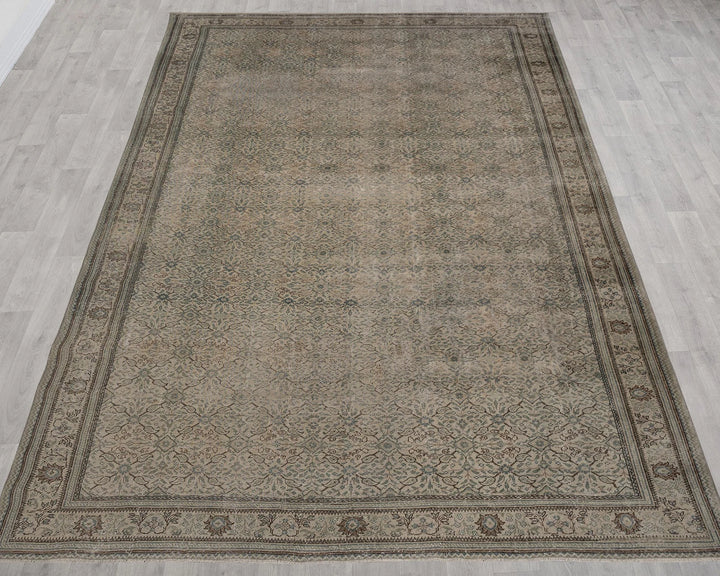 Multicolor Turkish Oushak Rug 8' 5" x 12' 8" Hand-Knotted | No. VR99186