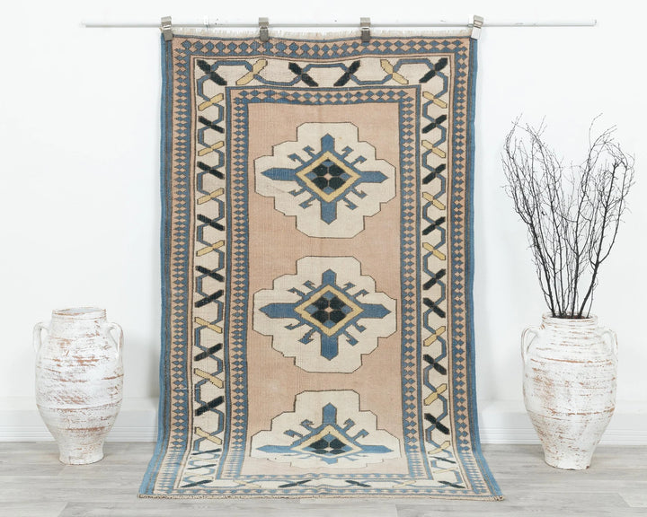 Neutral Oushak Rug 4' x 6' | No. VR99345