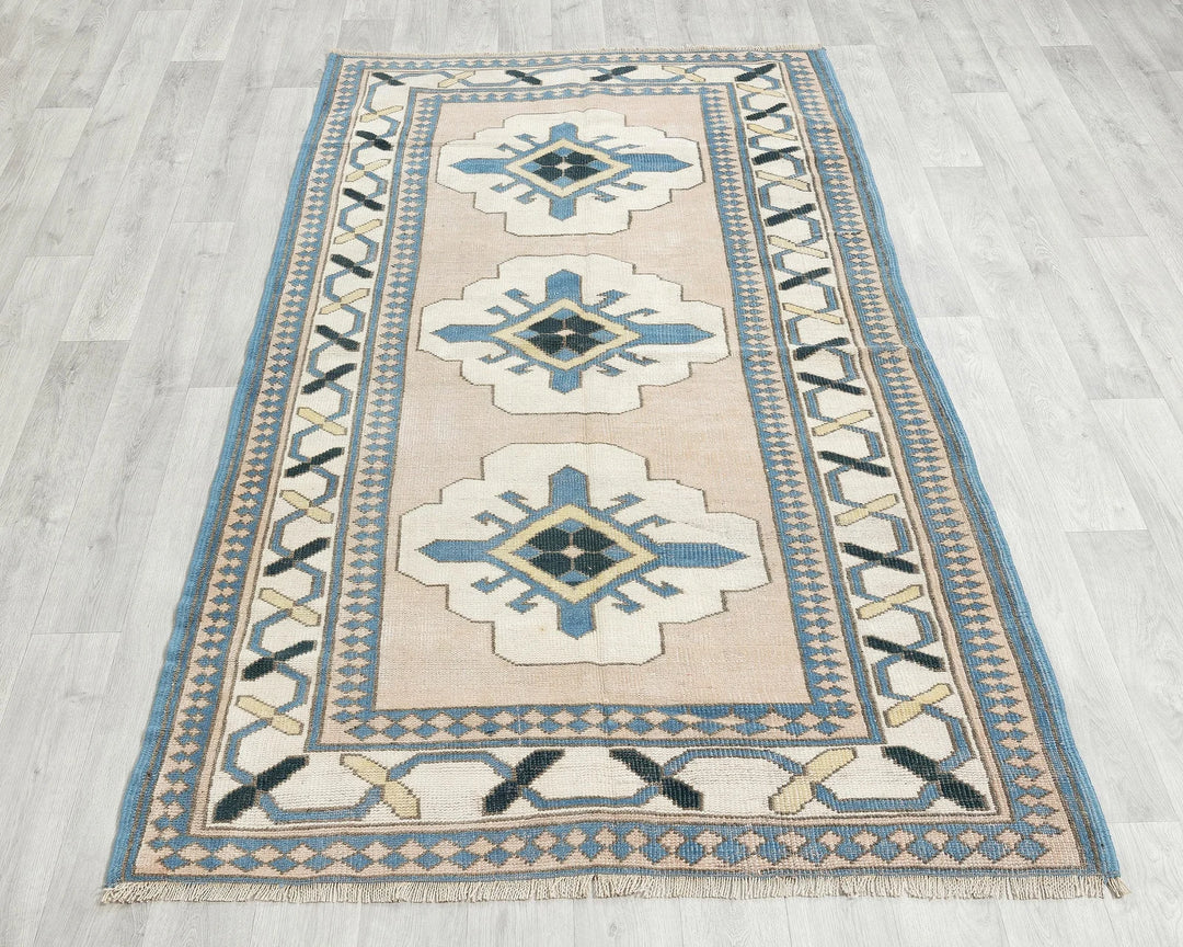 Neutral Oushak Rug 4' x 6' | No. VR99345