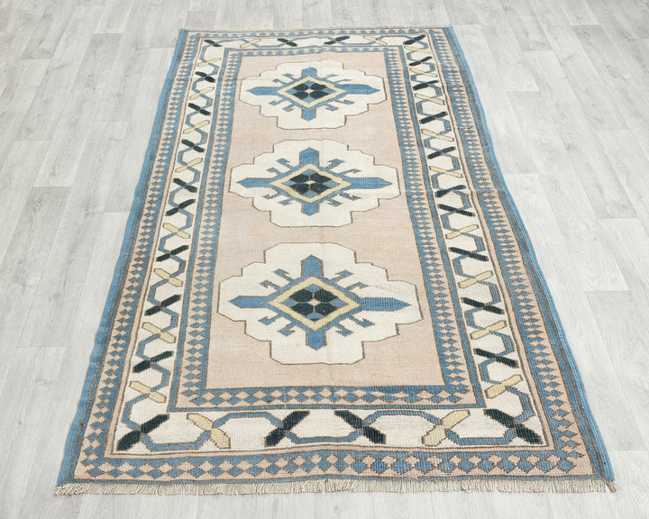 Neutral Oushak Rug 4' x 6' | No. VR99345