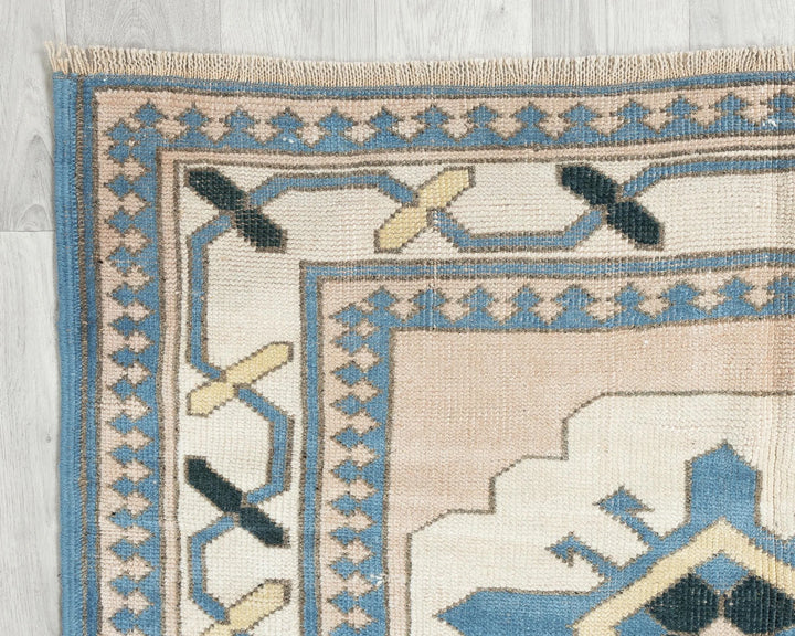 Neutral Oushak Rug 4' x 6' | No. VR99345